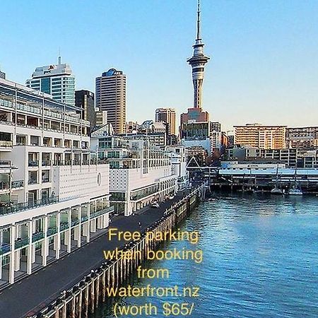 Waterfront Seaview Hotel Apartment - Same Building Block As Auckland Hilton Exterior photo