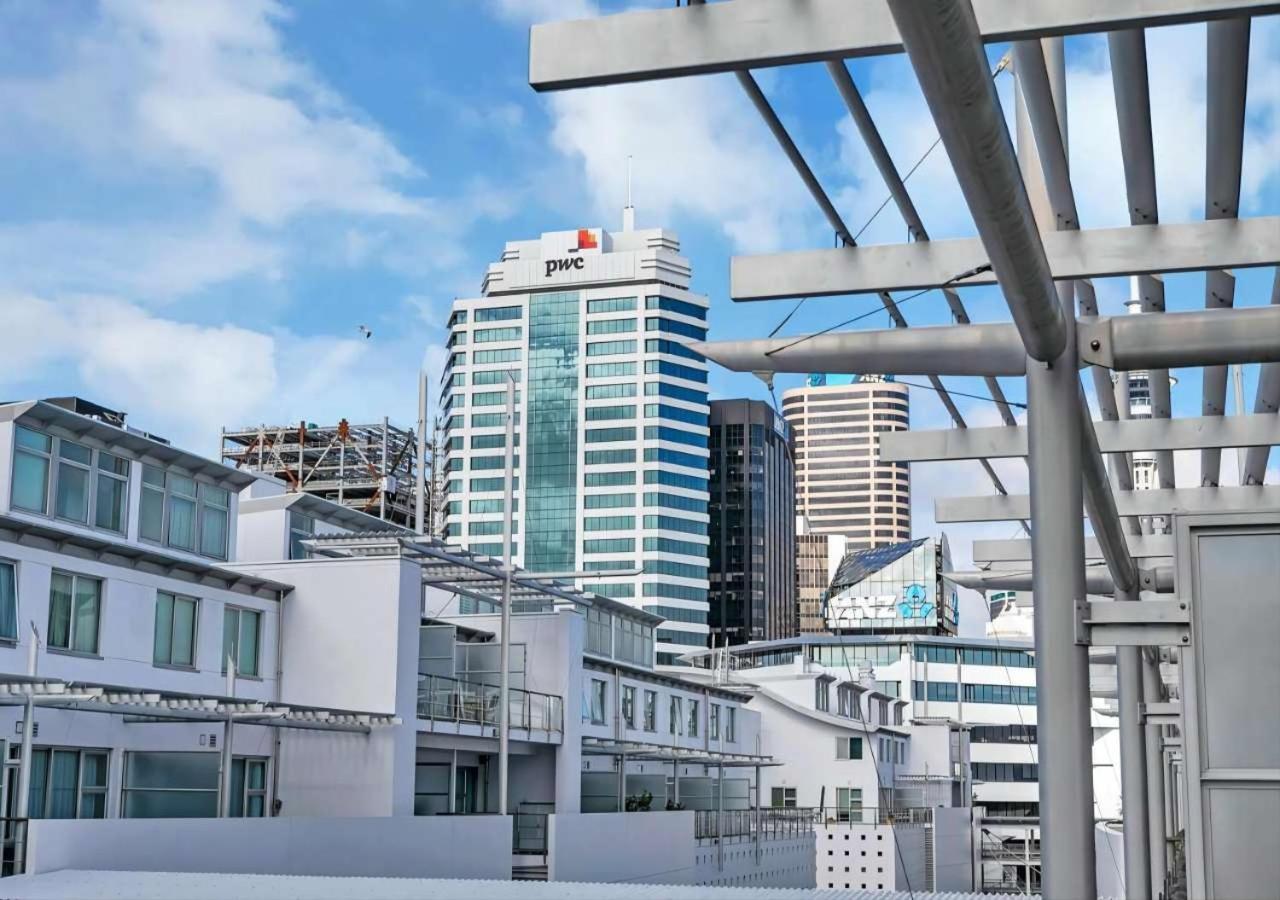 Waterfront Seaview Hotel Apartment - Same Building Block As Auckland Hilton Exterior photo